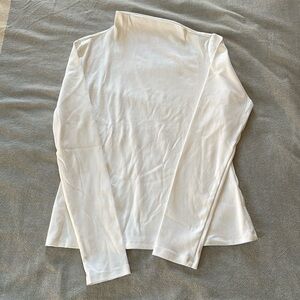 Banana Republic Black Long Sleeve Mockneck Top